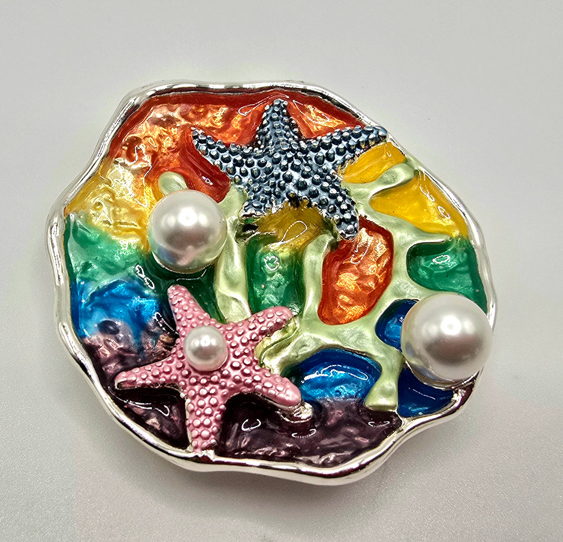 Coral Reef Magnetic Brooch