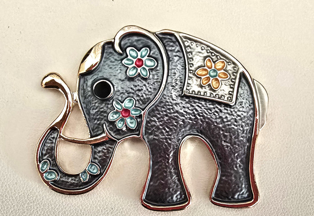 Cutest Elephant Brooch