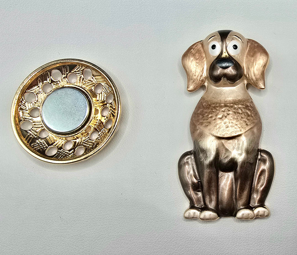 The Cutest DOG Magnetic Brooch