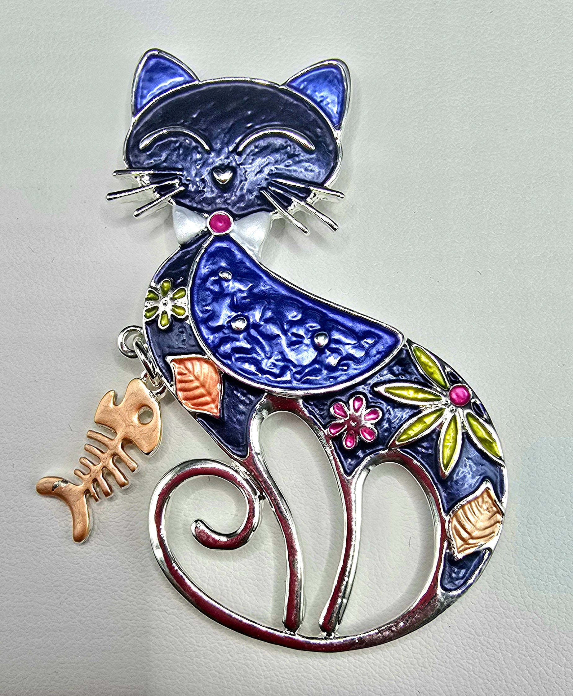 Playful CAT Magnetic Brooch