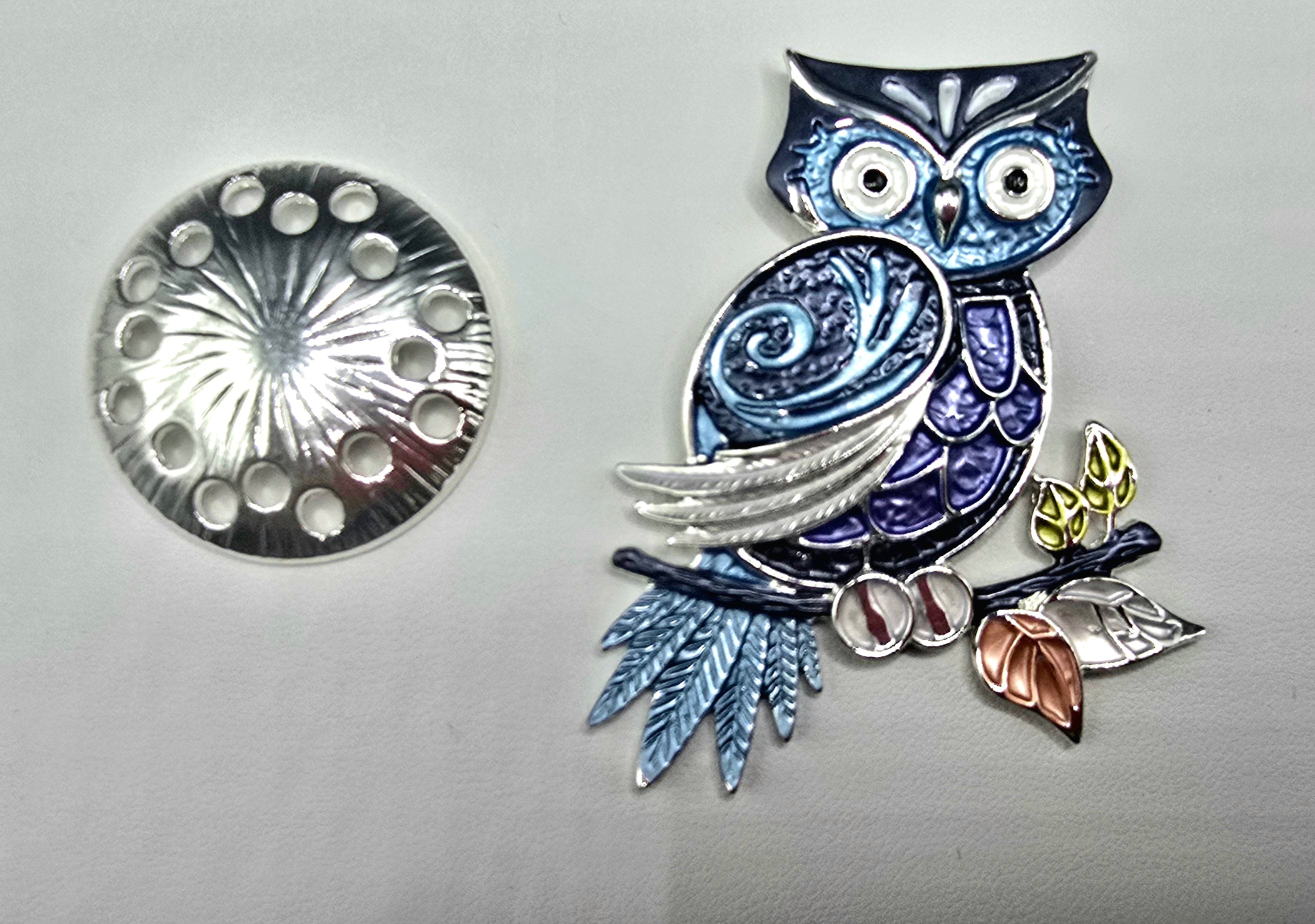 The Wise OWL Magnetic Brooch