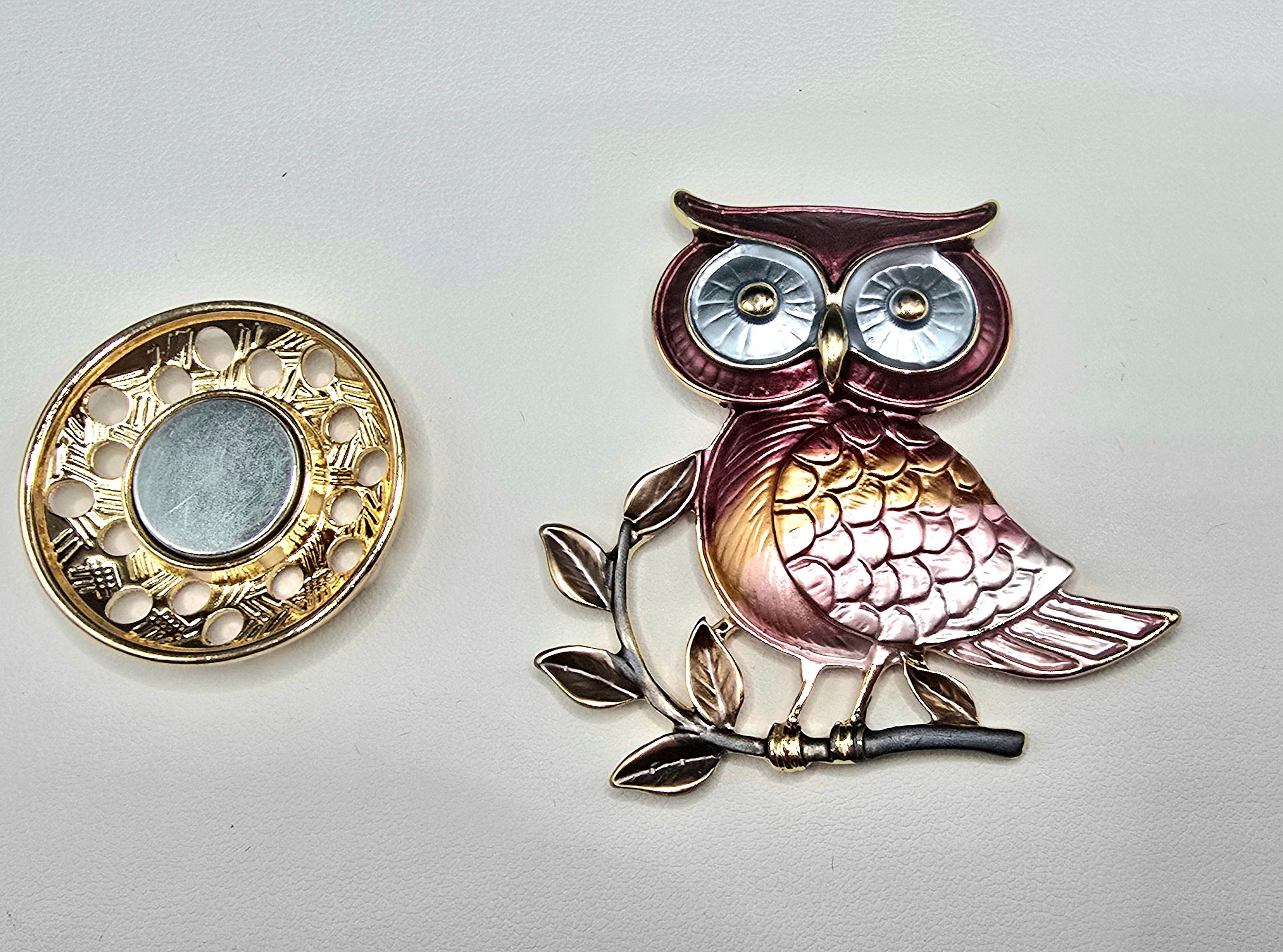 The Wise OWL Magnetic Brooch