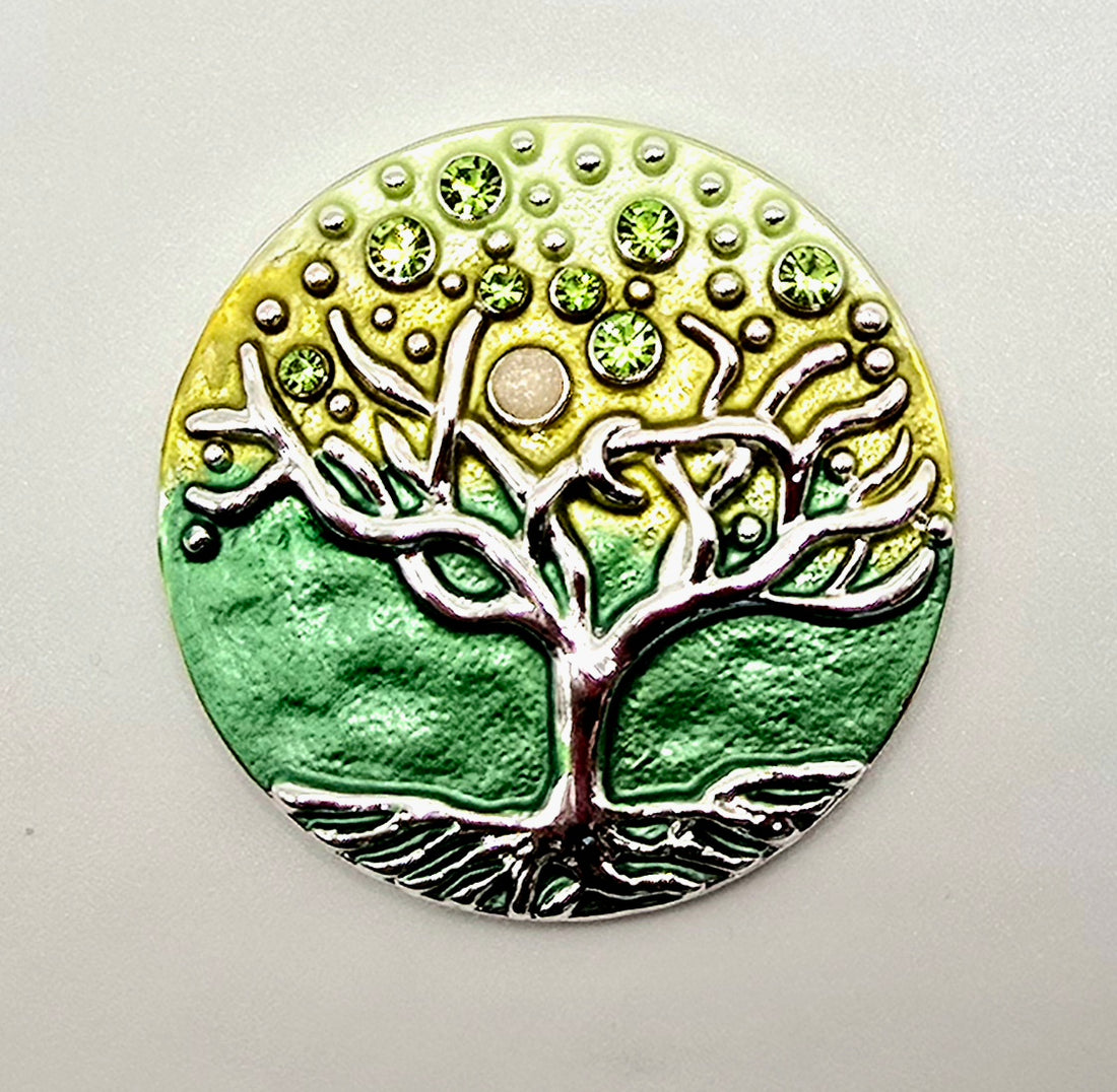 The Immaculate Tree of Life Magnetic Brooch