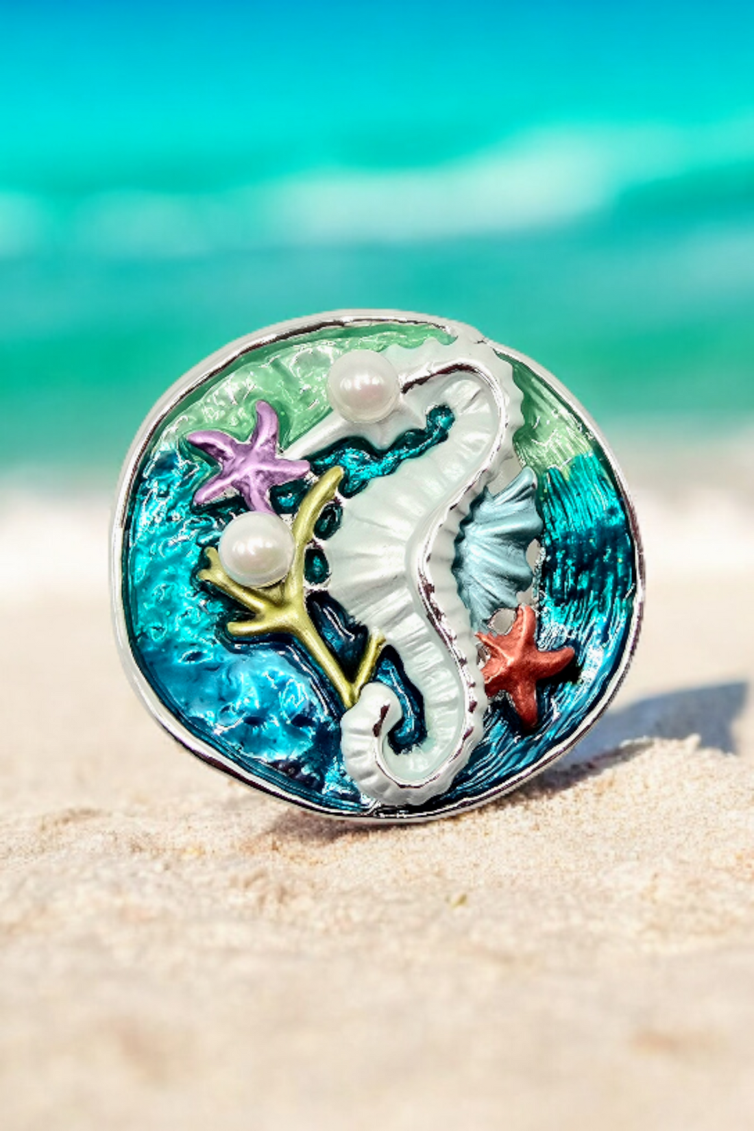 Seahorse Dream Magnetic Brooch