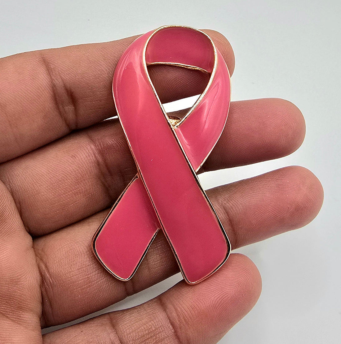 The Pink Ribbon Breast Cancer Awareness Magnetic Brooch