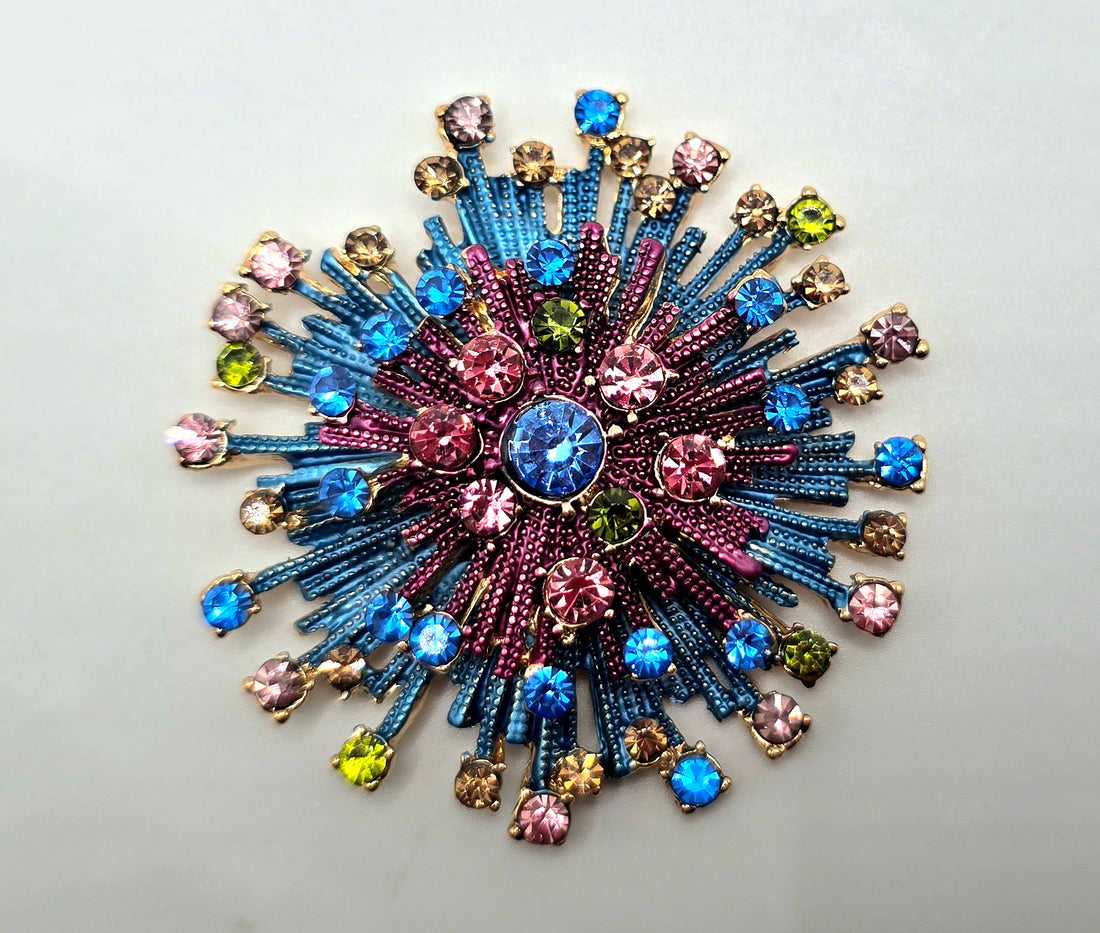 Burst of Fireworks Magnetic Brooch