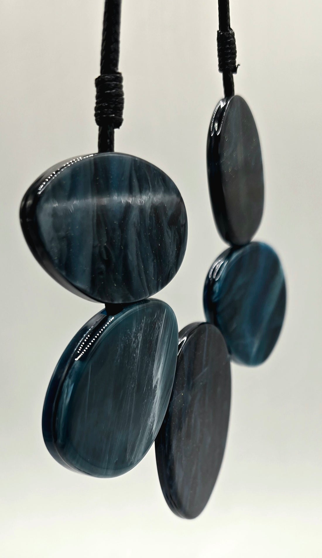 Modern Statement Cord Necklace Set