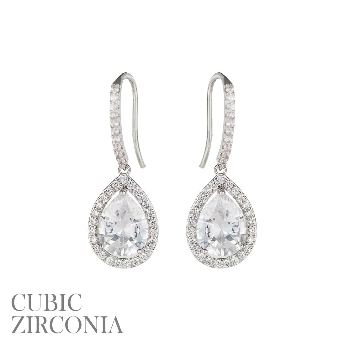 Elegant Teardrop Silhouette Earrings