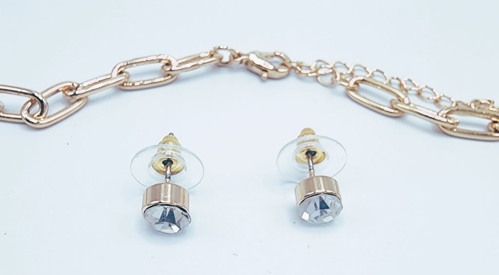 Evil Eye Statement Necklace Set